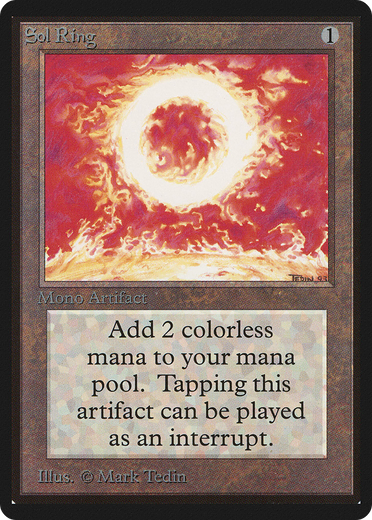 Magic: The Gathering Sol Ring · Limited Edition Beta