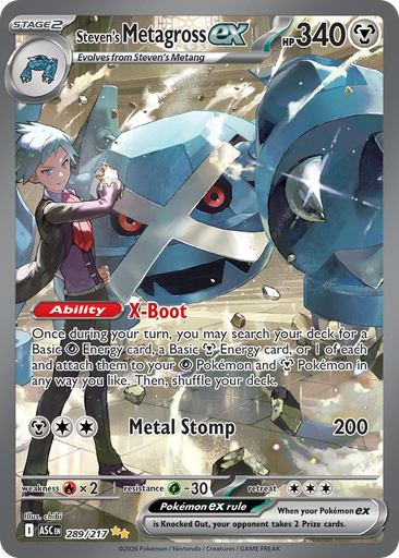 Pokémon Steven's Metagross ex · Ascended Heroes