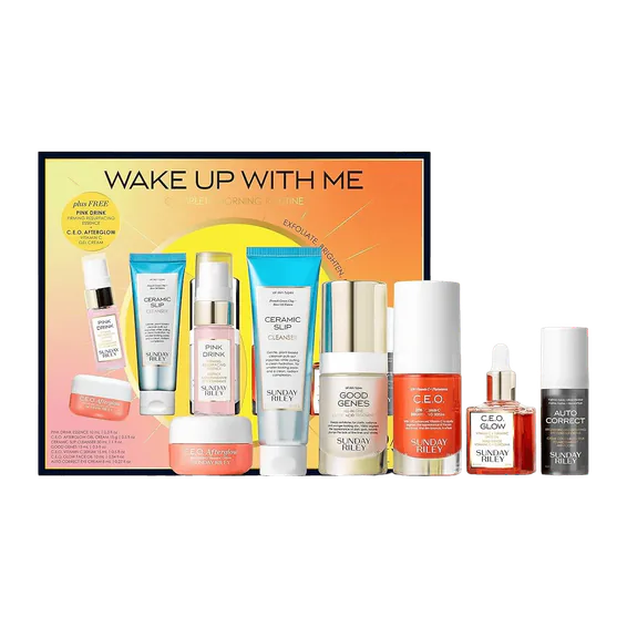 Sunday Riley Wake Up With Me Morning Routine Set