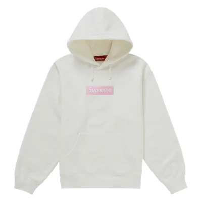 Supreme Box Logo Hoodie FW25 White