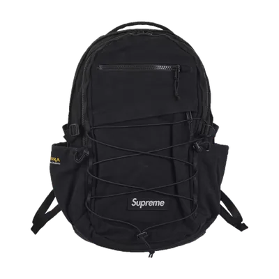 Supreme Logo Backpack SS25 Black