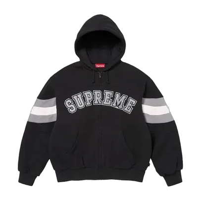 Supreme Men's Logo-Detail Zip-up Hoodie