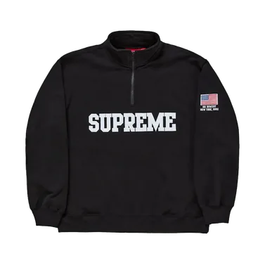 Supreme Shop Flag Half Zip Pullover