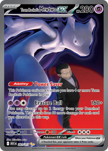Pokémon Team Rocket's Mewtwo ex · Ascended Heroes