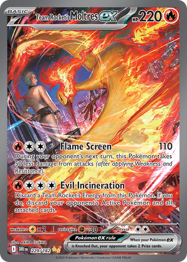 Pokémon Team Rocket's Moltres ex · Destined Rivals
