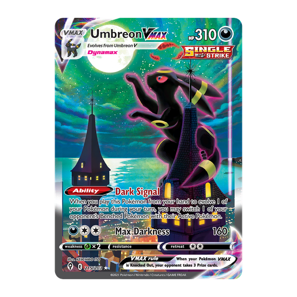 Pokémon Umbreon VMAX Alt Art · Evolving Skies