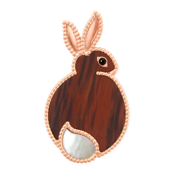 Van Cleef & Arpels Lucky Animals Rabbit Clip 18kt