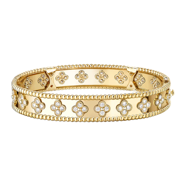 Van Cleef & Arpels Perlee Clovers Bracelet Diamonds