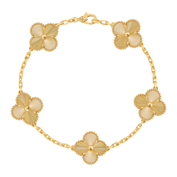 Van Cleef & Arpels Vintage Alhambra Bracelet 5 Motifs