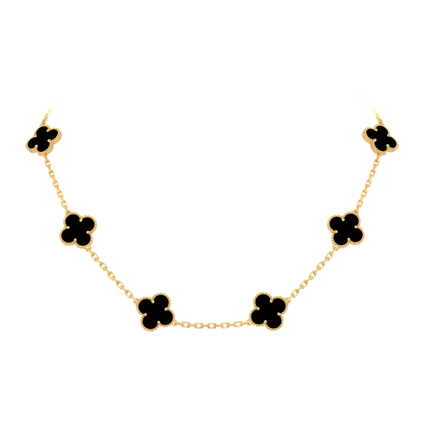 Van Cleef & Arpels Vintage Alhambra Necklace 10 Motifs