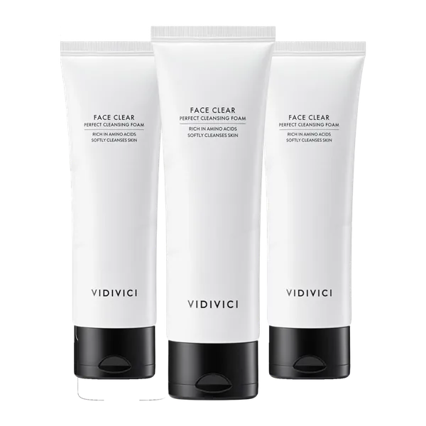 VIDIVICI Face Clear Perfect Cleansing Foam 3-Pack