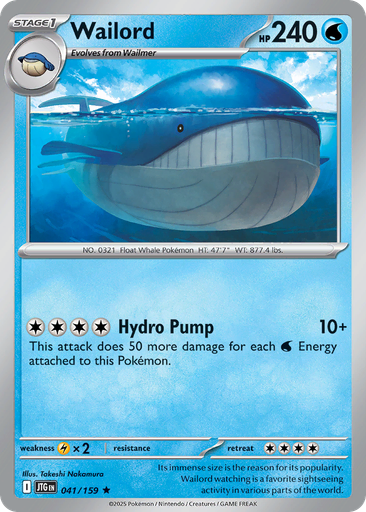 Pokémon Wailord · Journey Together