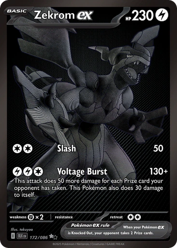 Pokémon Zekrom ex · Black Bolt